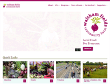 Tablet Screenshot of communityfarms.org